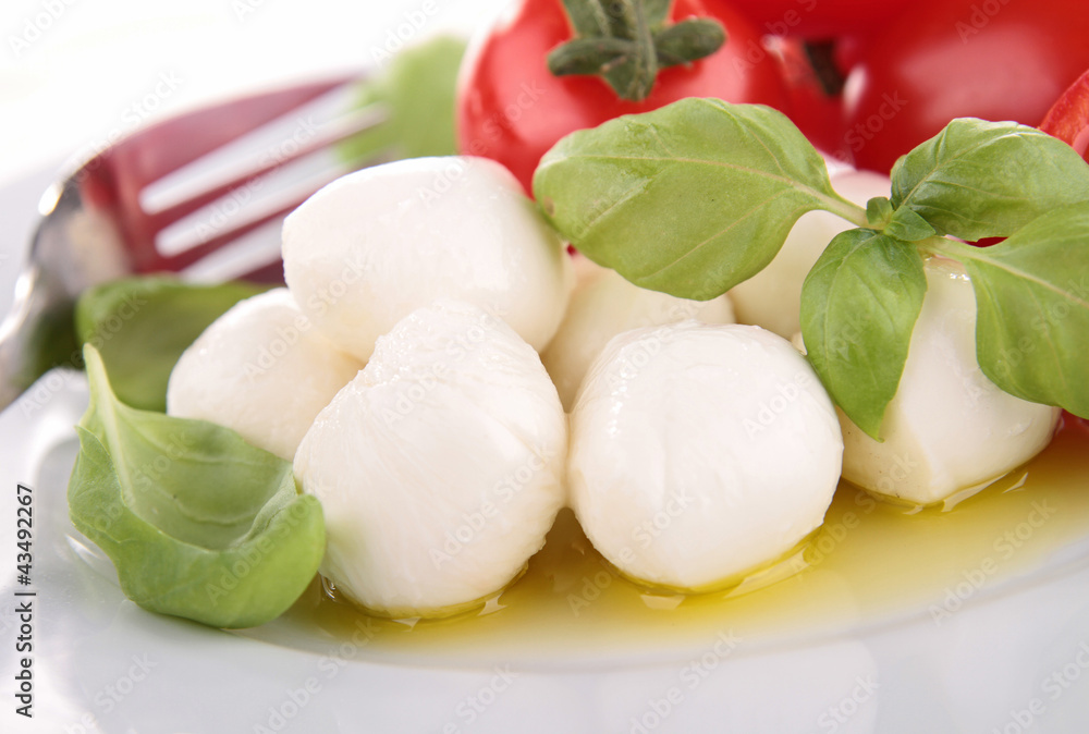 mozzarella, tomato ,basil and olive oil mozzarella, tomato ,basil and olive oil