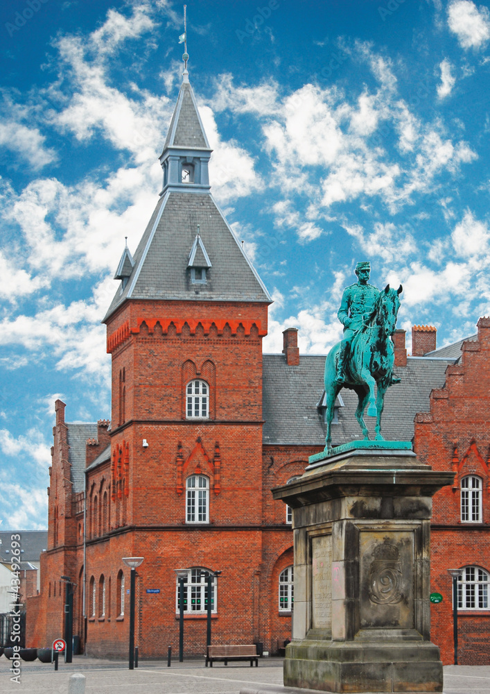 Obraz premium Altes Rathaus Esbjerg