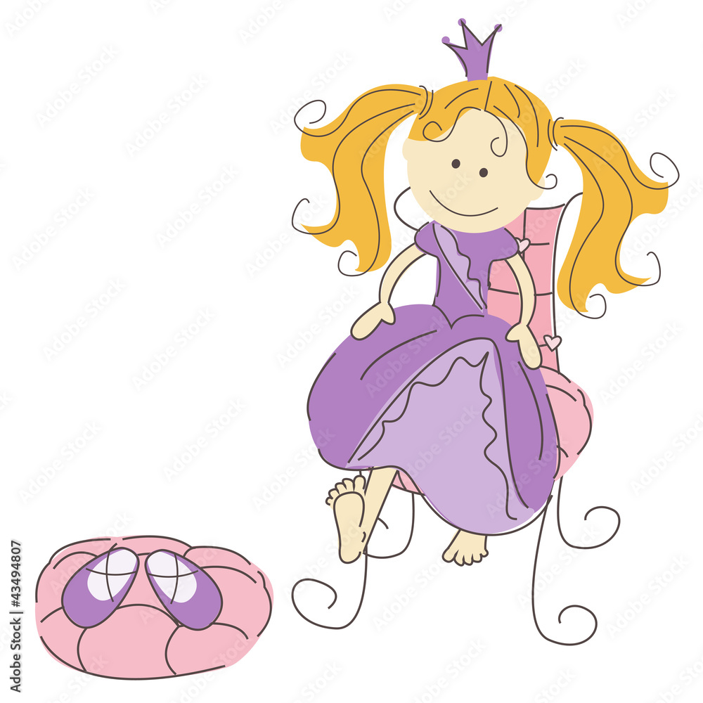 little princess and magic shoes
