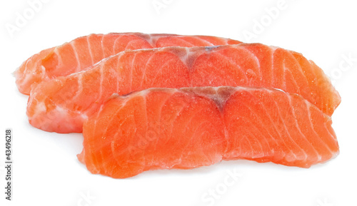Salmon fish slice
