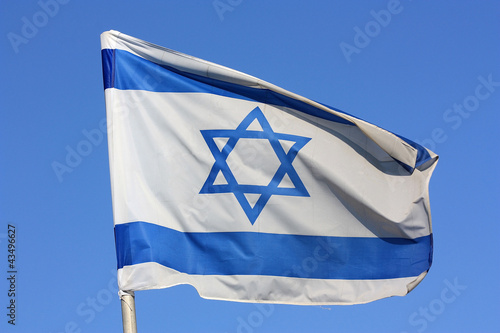 Israelische Nationalflagge photo