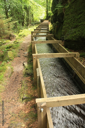 water flume at cragside