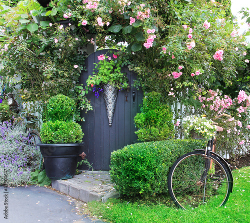 Small charming garden gate. #43504647