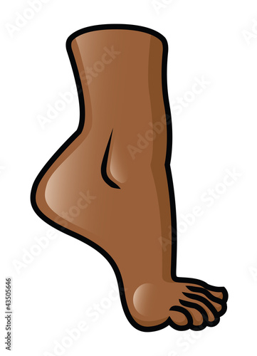 Foot On Tiptoe