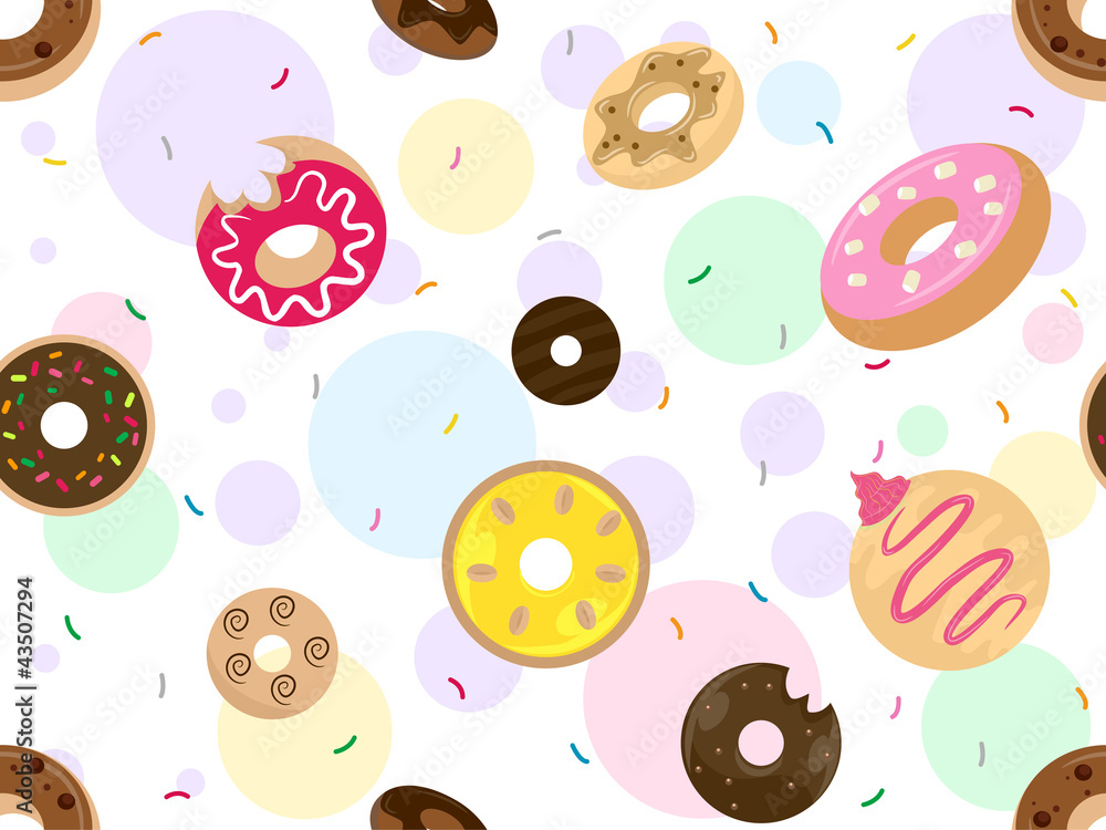 Doughnuts Background Doughnuts Background
