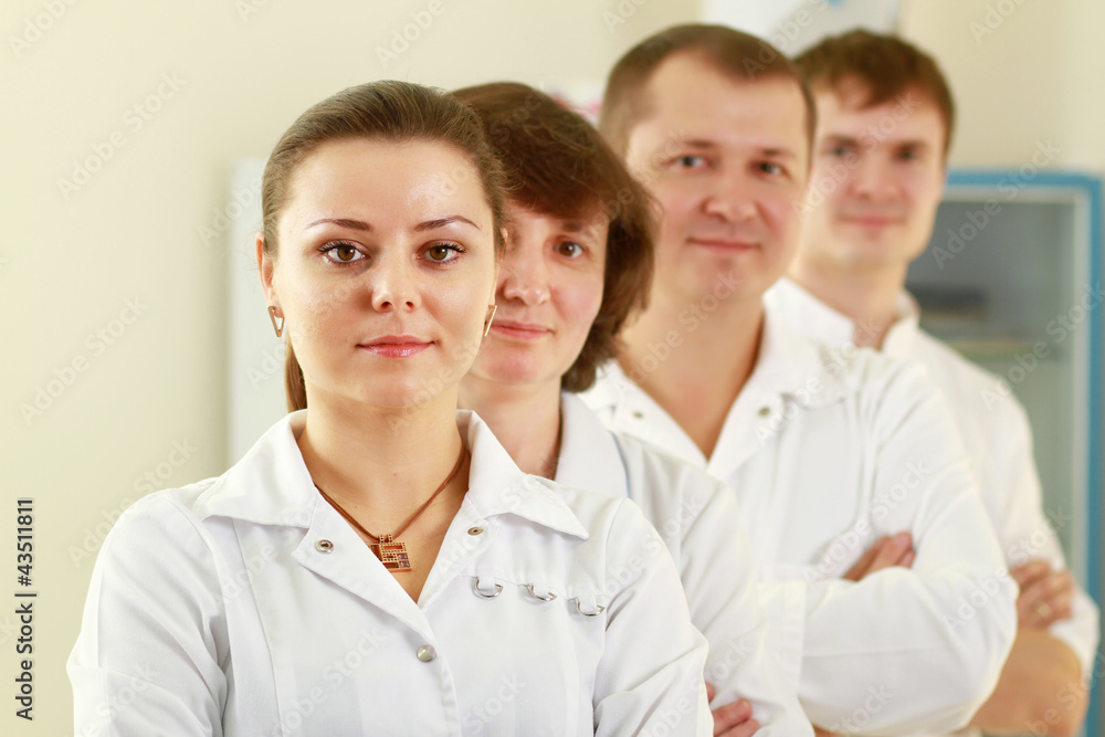 A medical doctors . Isolated over white background A medical doctors . Isolated over white background