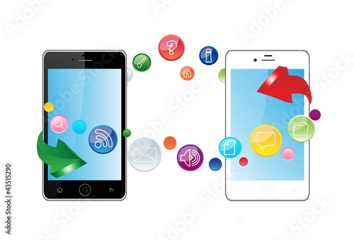 Sharing between phones