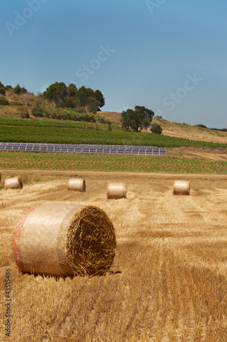 Bales and panels photo