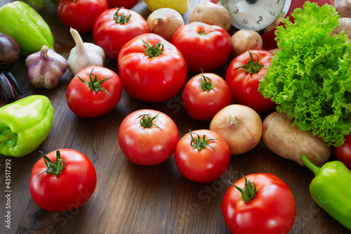 Fototapeta Naklejka Na Ścianę i Meble -  fresh vegetables