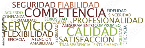 competencia, servicio, calidad