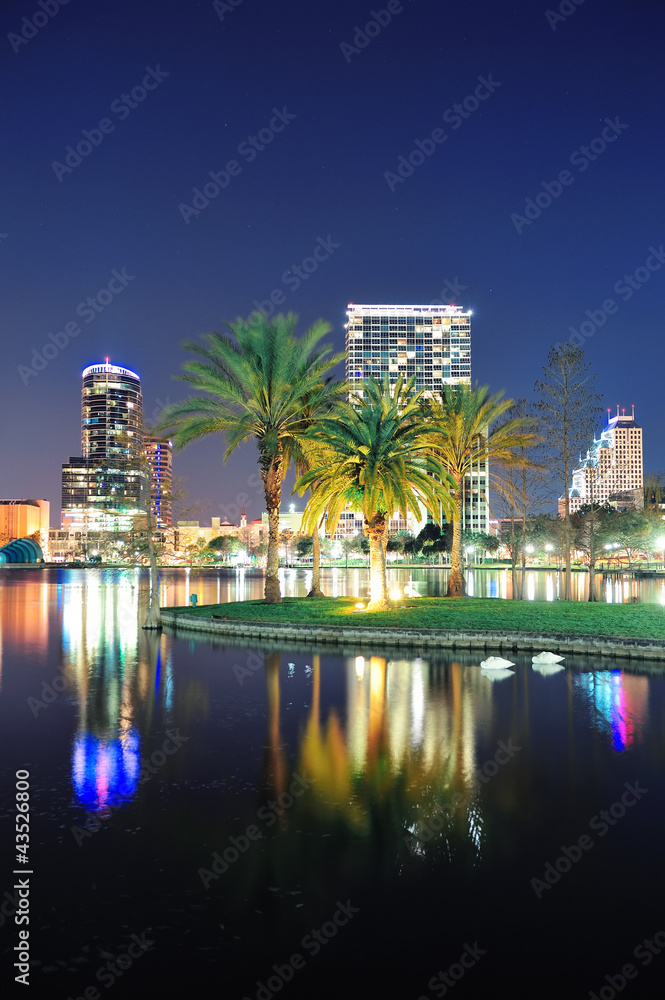 Fototapeta premium Orlando night scene