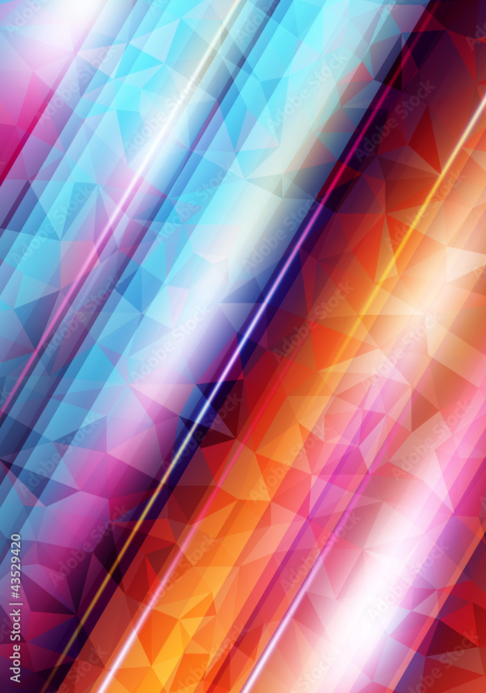 Fototapeta premium Abstract vector shiny with shiny lines