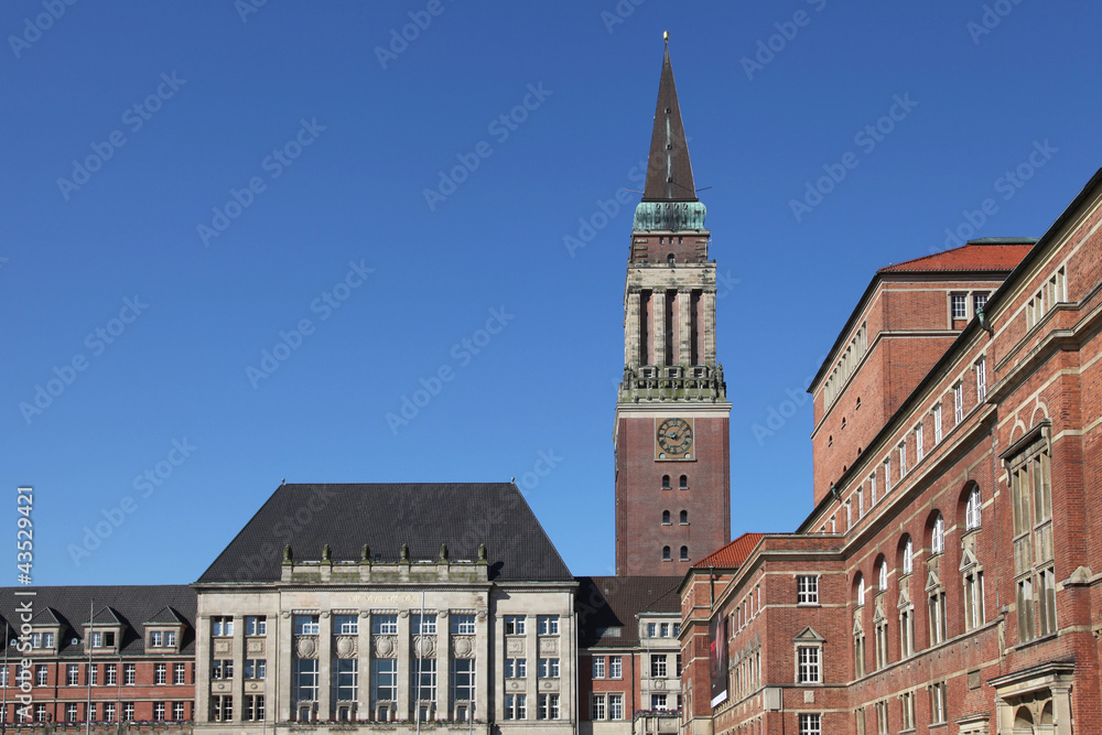 Rathaus und Opernhaus von kiel