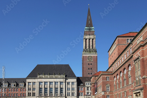 Rathaus und Opernhaus von kiel