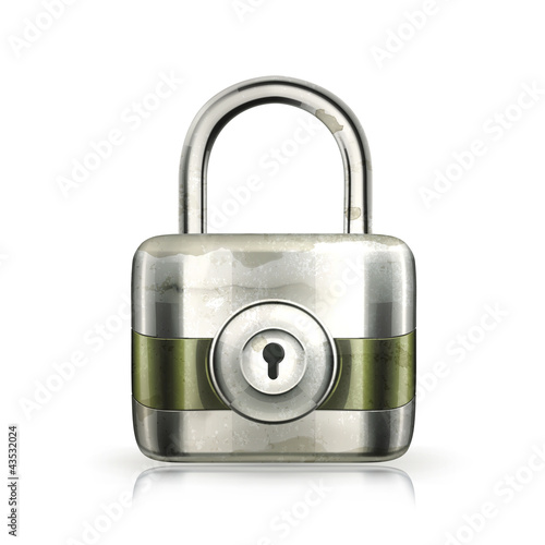Lock, old-style vector isolated