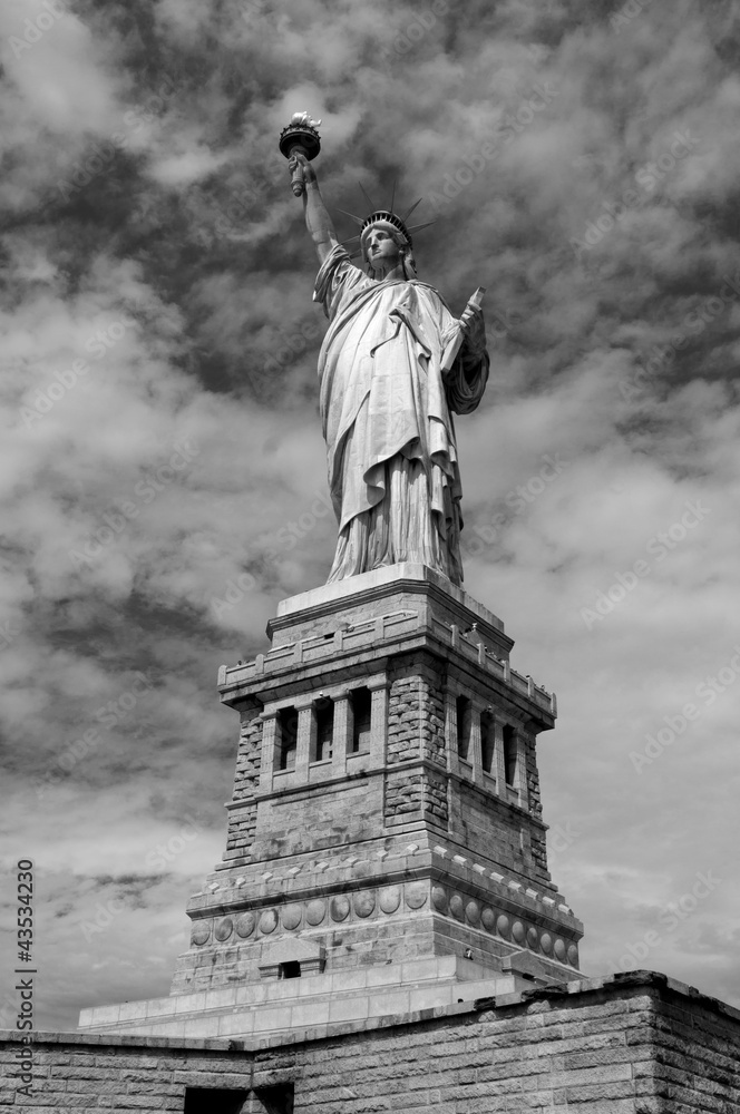 Fototapeta premium dramatic liberty plain