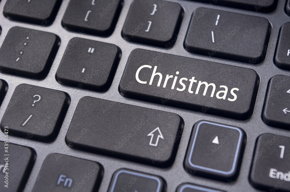 christmas keyboard concepts, enter key