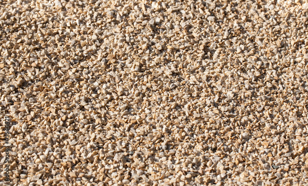 Beige small pebbles Beige small pebbles