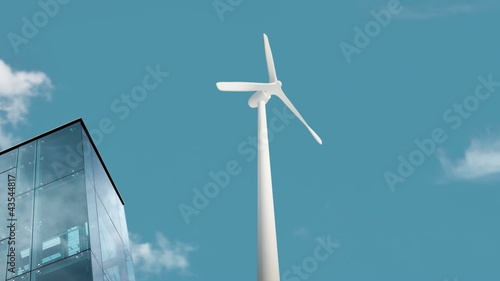 Eolico palazzo cielo