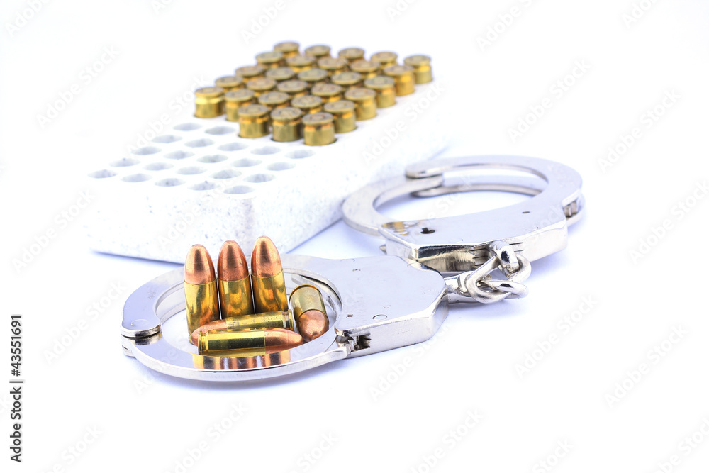 Bullets and handcuff Bullets and handcuff