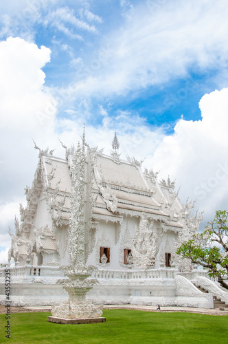 White temple, Chiangrai, Thailand.