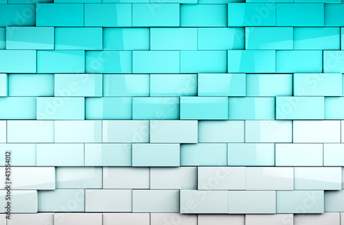 fondo abstracto de cubos en tono azul