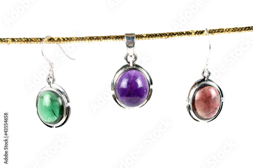 Colorful Gemstone Pendants