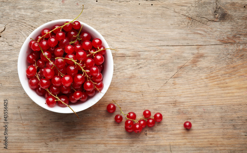 bowl of red currant berries