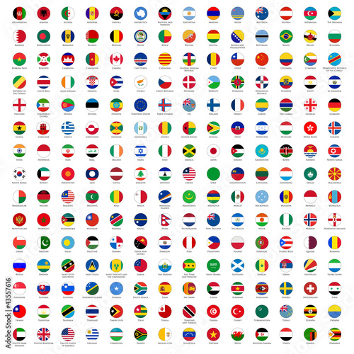 Circle Flags of the World