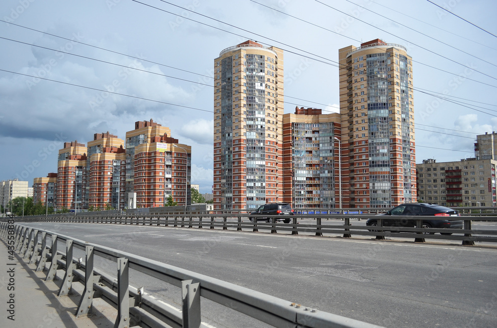 Dunaysky street in St.Petersburg Dunaysky street in St.Petersburg