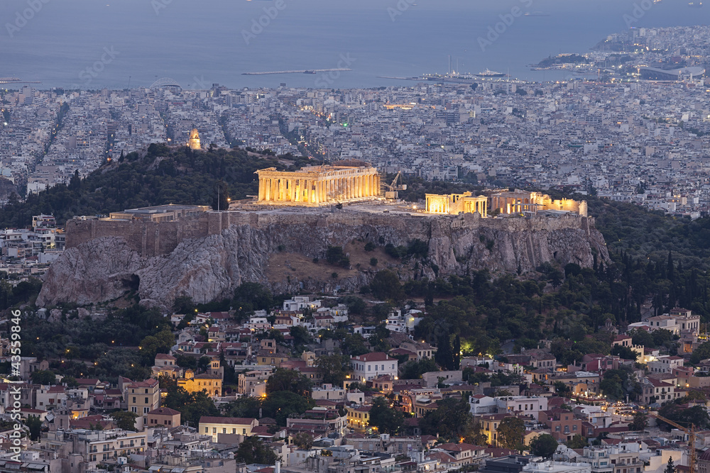 Acropolis and Parthenon,Athens,Greece