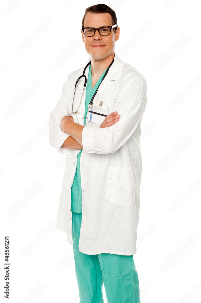 Handsome young male medical specialist posing Handsome young male medical specialist posing