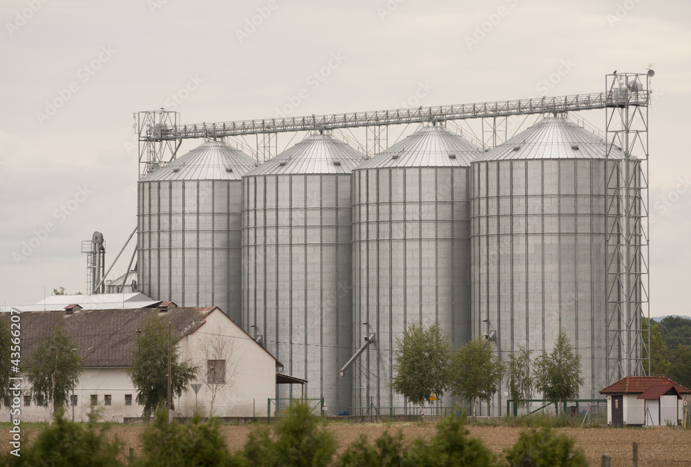 Stack on a large farm Stack on a large farm