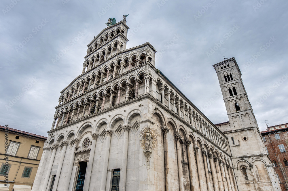 San Michele in Foro, a church in Lucca, Italy.