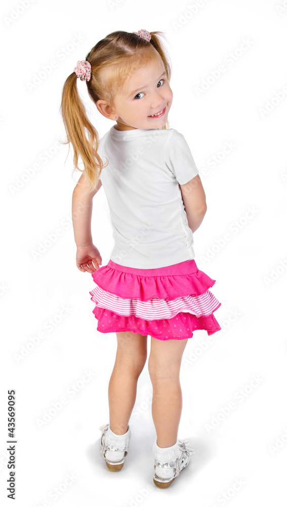 Portrait of cute smiling little girl Portrait of cute smiling little girl