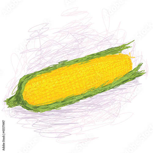 yellow corn cob