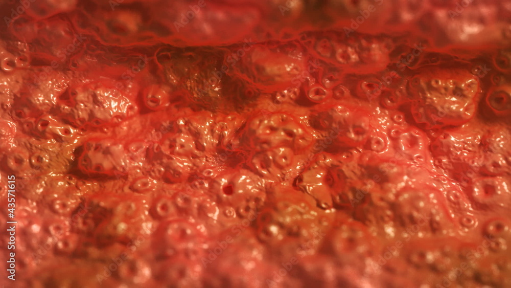 Abstract mucous membrane background. Loop 3d animation Abstract mucous membrane background. Loop 3d animation