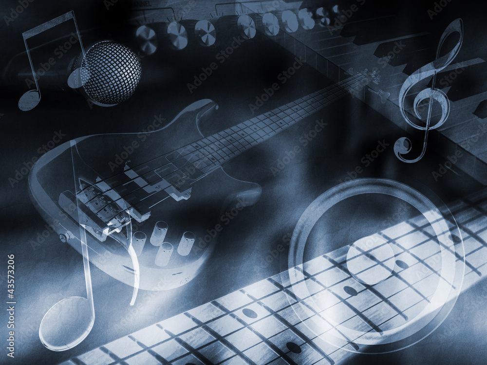 Obraz premium Hintergrund: Musik