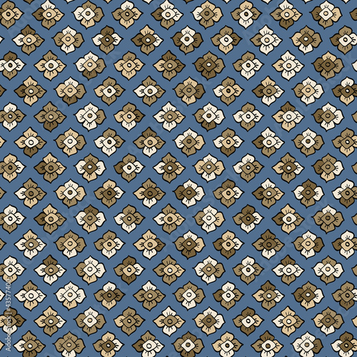 persimmon seamless pattern vector