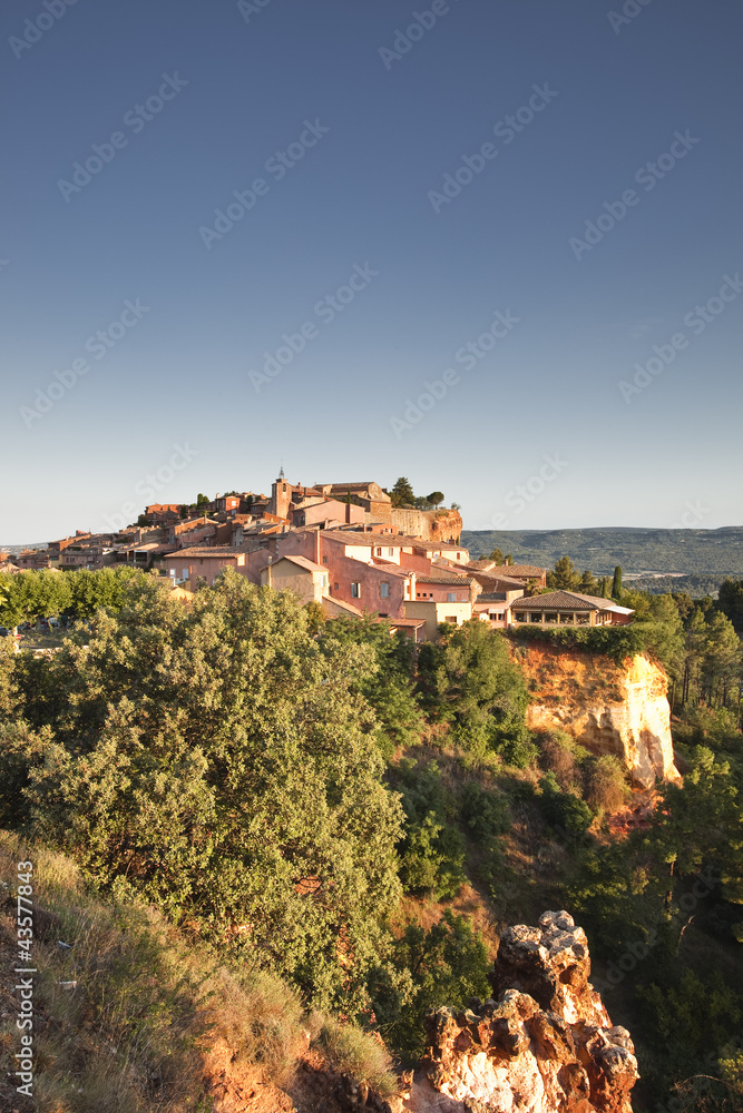 The village of Roussillon in Provence