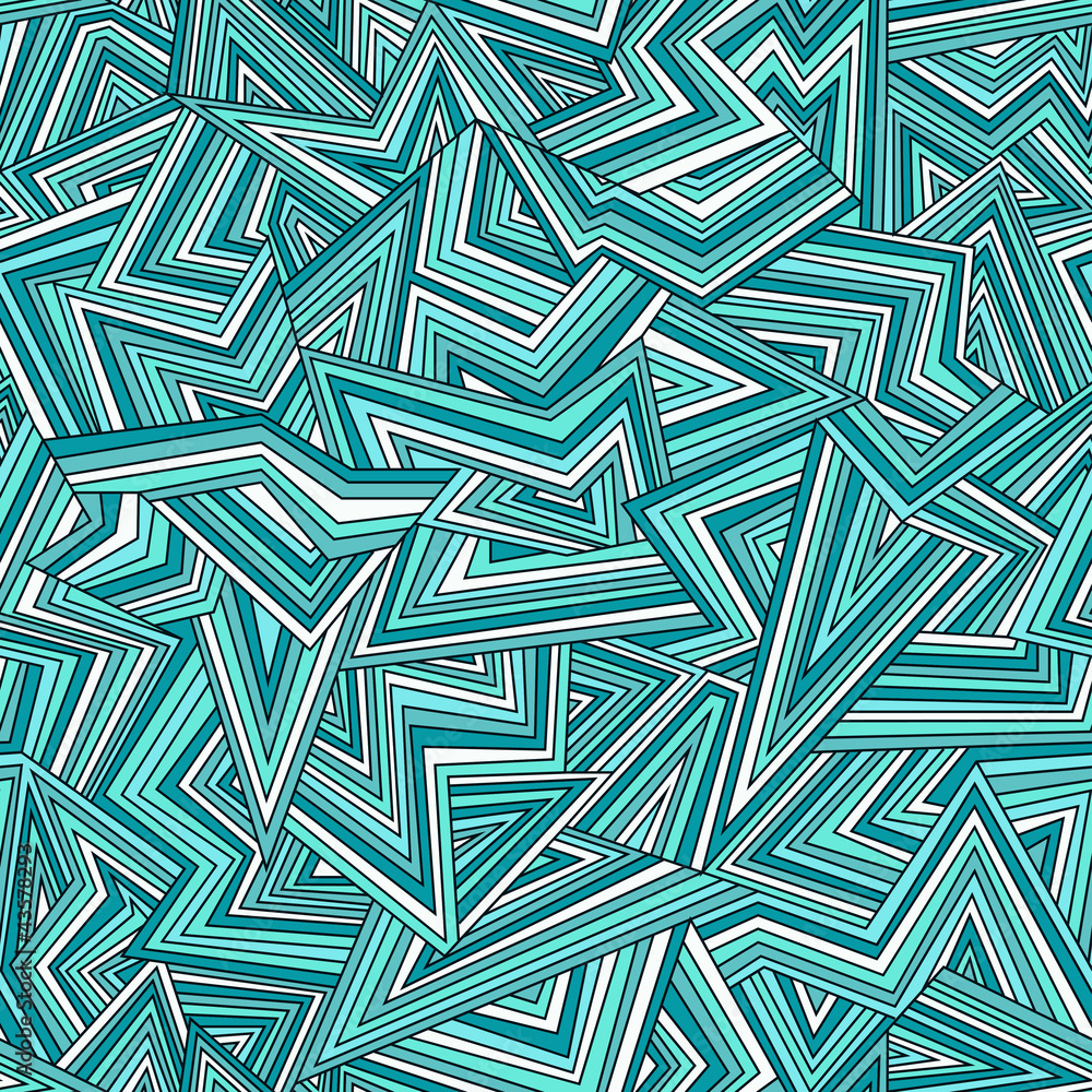 Seamless abstract background in bright blue colors