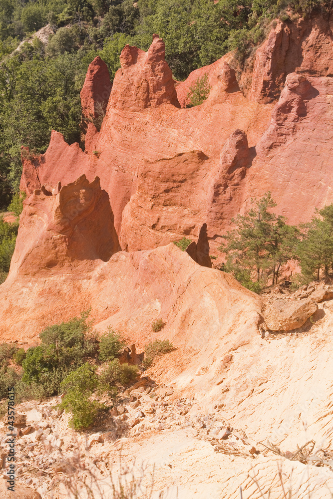 Fototapeta premium Colorado provencal in Provence