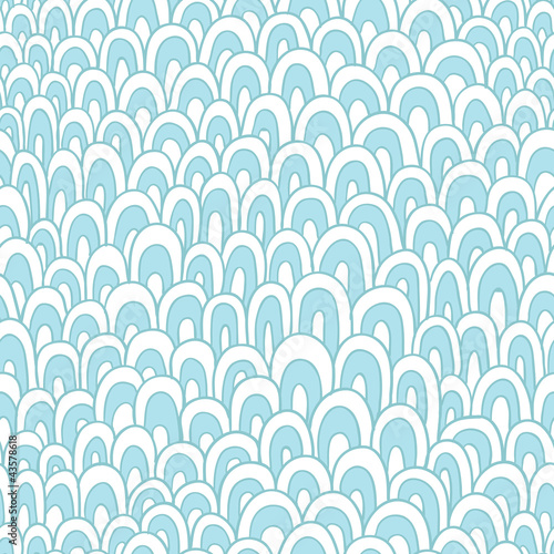 Light blue scales. Seamless pattern