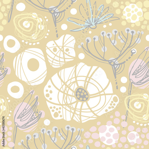 pattern with floral motifs