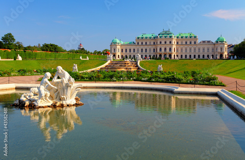 Belvedere Palace in Vienna - Austria
