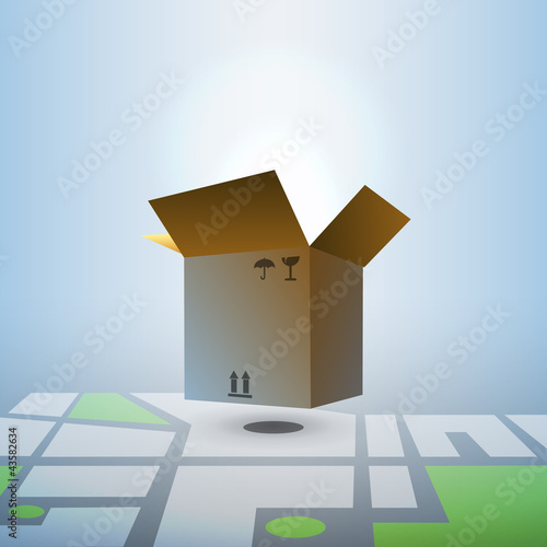 Visualising delivery service