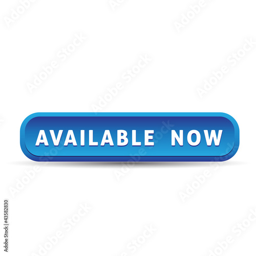 Available now blue button