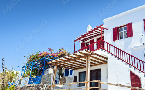 The beautiful Greek island,...