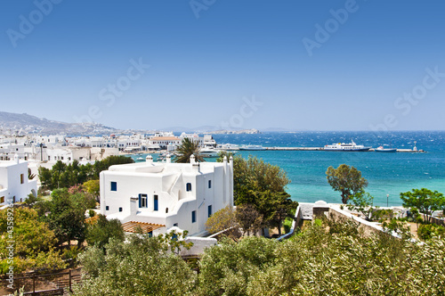 The beautiful Greek island,...