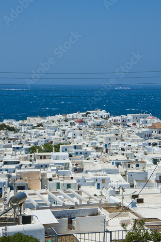 The beautiful Greek island,...
